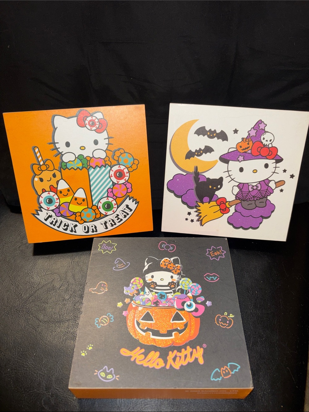 Hello Kitty Halloween Wall Art Trio